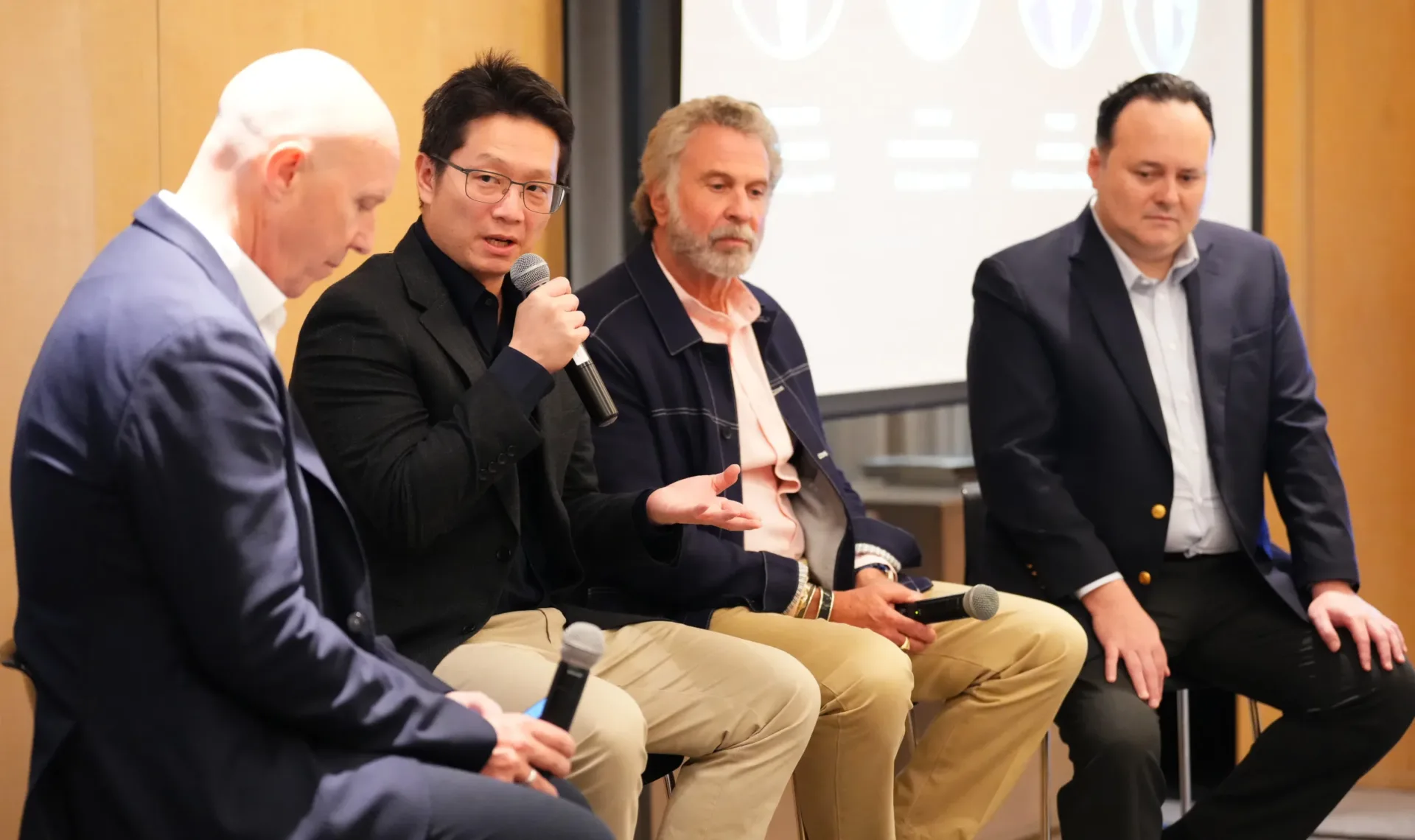 Capstone Asset CEO Titiwat Kuvijitsuwan on the panel at the C9 Hotelworks Asia Branded Residences report launch in Bangkok