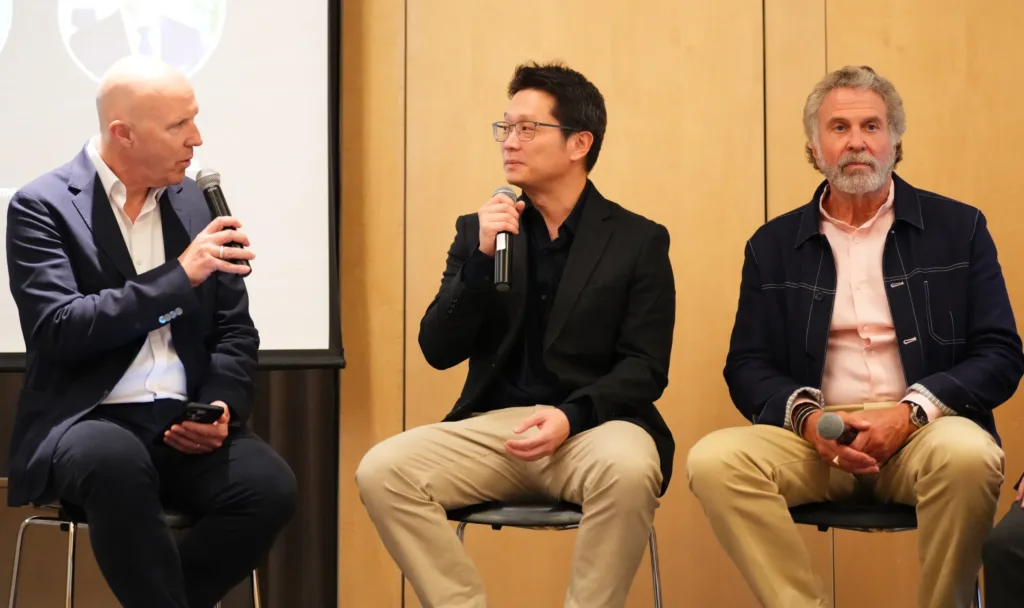 Capstone Asset CEO Titiwat Kuvijitsuwan on the panel at the C9 Hotelworks Asia Branded Residences report launch in Bangkok
