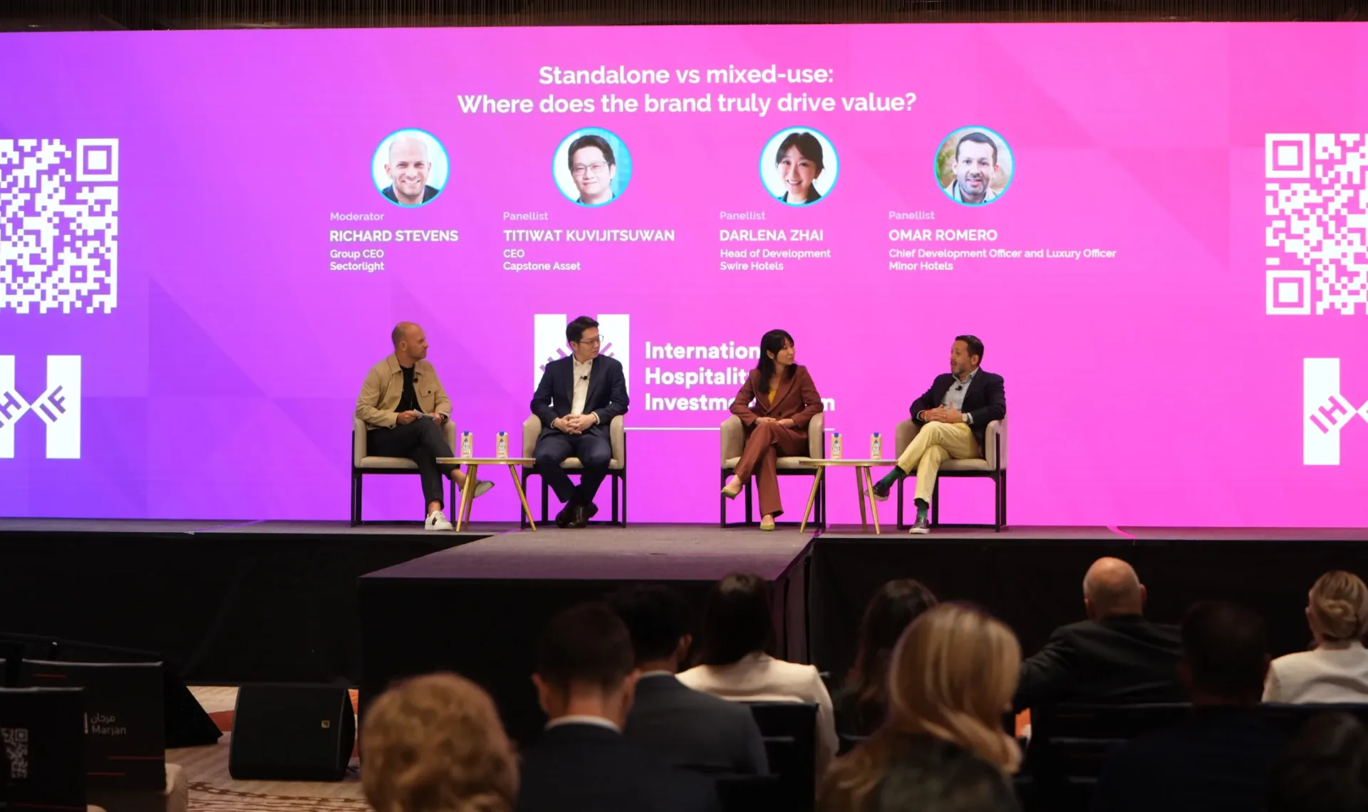 Titiwat Kuvijitsuwan, CEO of Capstone Asset, speaking on a panel at IHIF Asia 2026