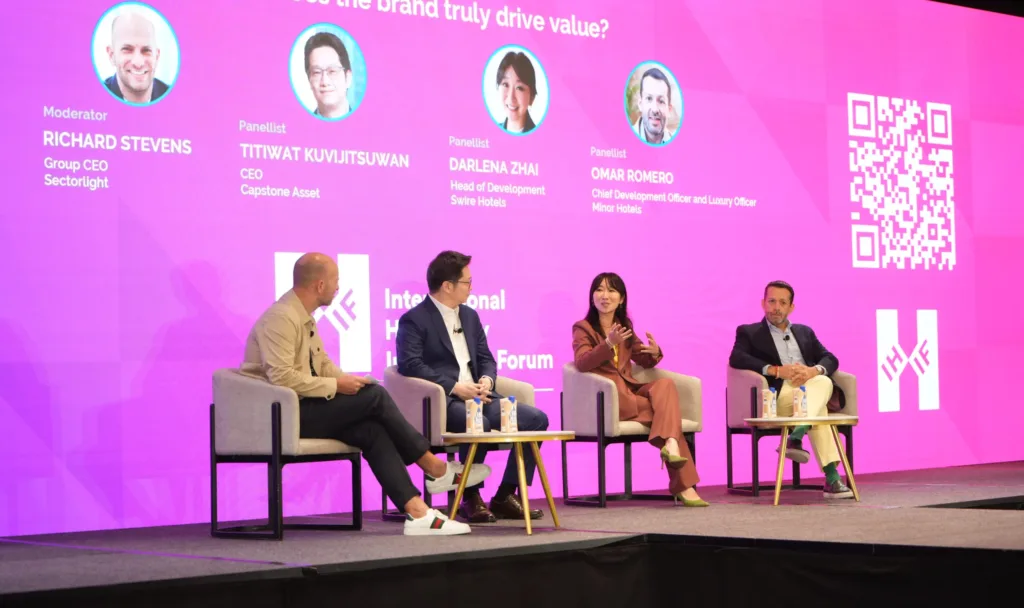 Titiwat Kuvijitsuwan, CEO of Capstone Asset, speaking on a panel at IHIF Asia 2026