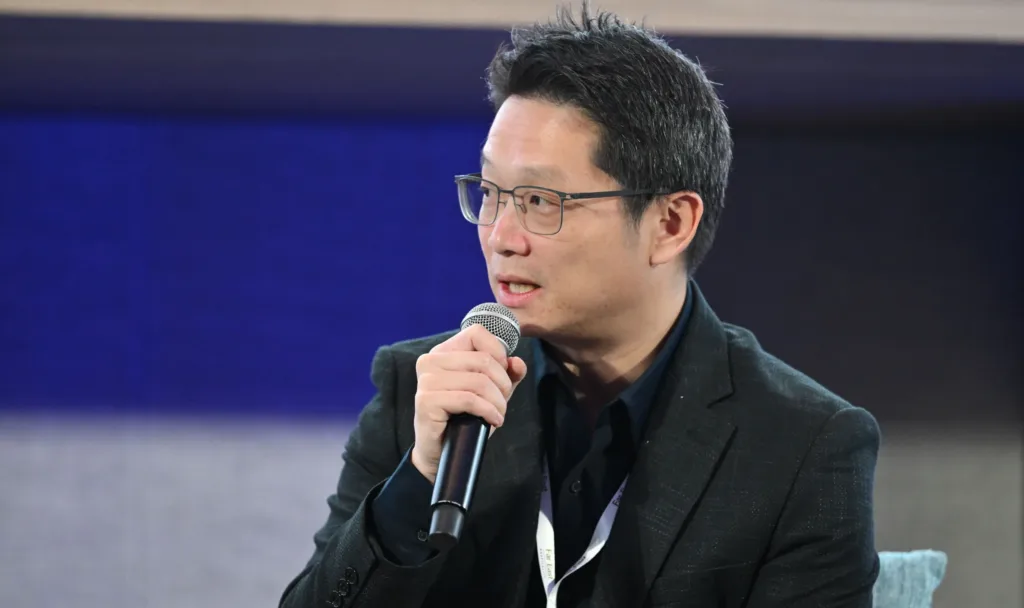 Capstone Asset CEO Titiwat Kuvijitsuwan speaking on stage at SEAHIS 2026