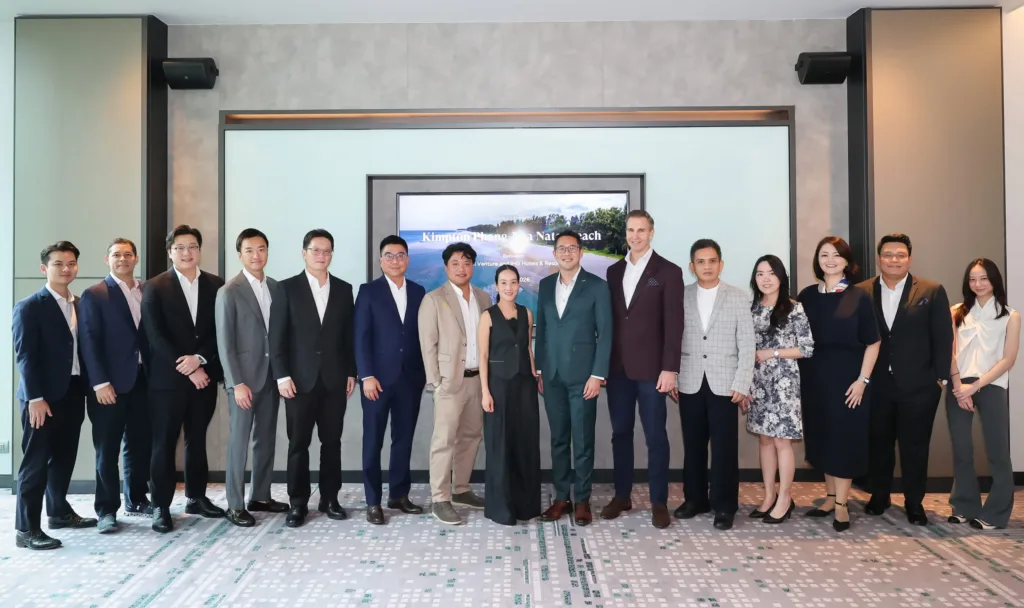 Executives of Natai Venture, Capstone Asset and IHG at the Kimpton Phang-Nga Natai Beach signing ceremony